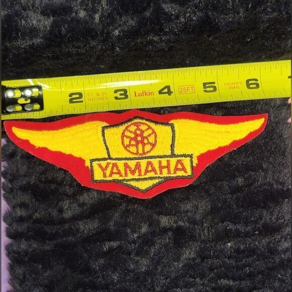 Gorgeous Vintage Yamaha Motorcycle Logo Patch New Old Stock - Picture 3 of 4